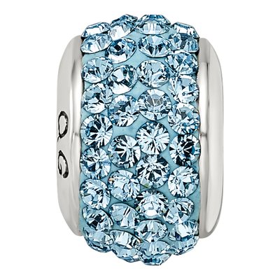 Sterling Silver Crystal Full Bead – view 6