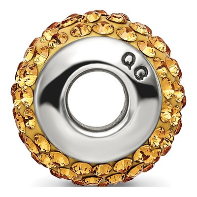 Sterling Silver Crystal Bead – view 4