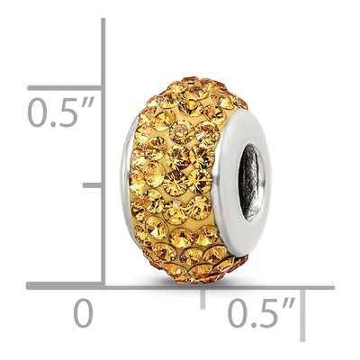 Sterling Silver Crystal Bead – view 5