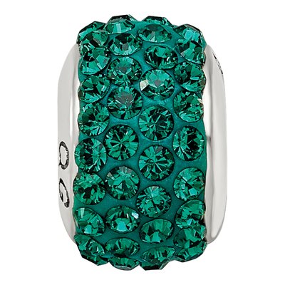 Sterling Silver Crystal Medium Bead – view 6