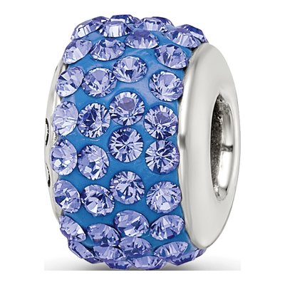 Sterling Silver Crystal Bead