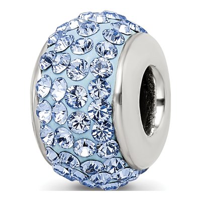 Sterling Silver Crystal Bead