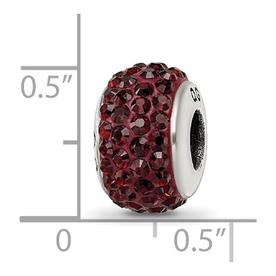 Sterling Silver Crystal Bead – view 5