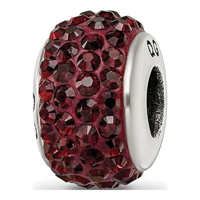 Sterling Silver Crystal Bead
