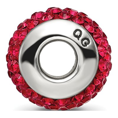 Sterling Silver Crystal Bead – view 4