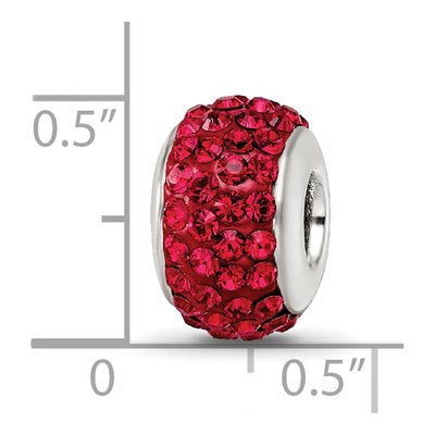 Sterling Silver Crystal Bead – view 5
