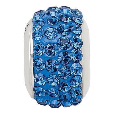 Sterling Silver Crystal Medium Bead – view 7