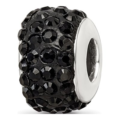 Sterling Silver Crystal Bead