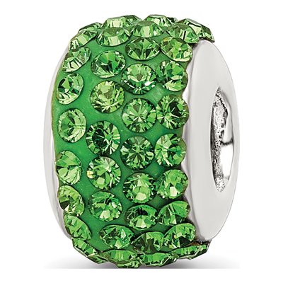 Sterling Silver Crystal Bead
