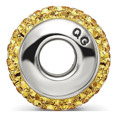 Sterling Silver Crystal Full Bead – view 4