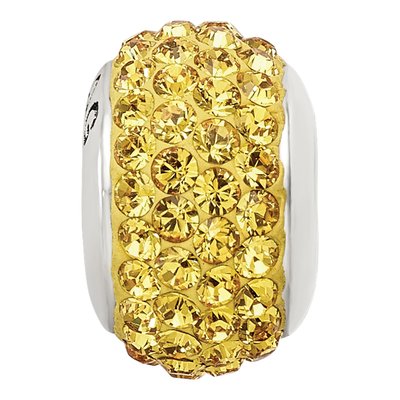 Sterling Silver Crystal Full Bead – view 6