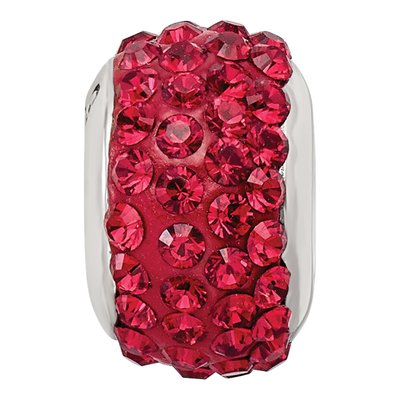 Sterling Silver Crystal Scarlet Bead – view 6