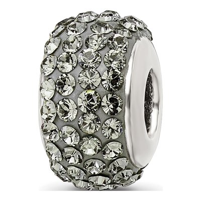 Sterling Silver Crystal Bead