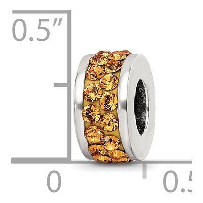 Sterling Silver Crystal Bead – view 5
