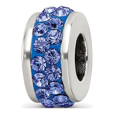 Sterling Silver Crystal Bead