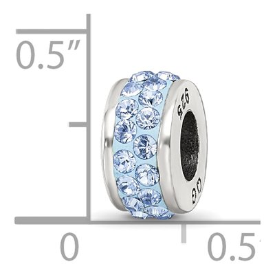 Sterling Silver Crystal Bead – view 5