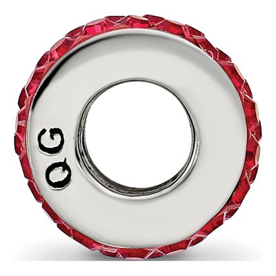Sterling Silver Crystal Bead – view 4