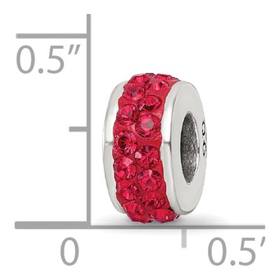Sterling Silver Crystal Bead – view 5
