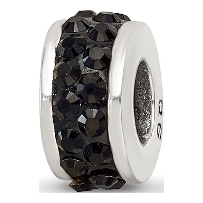 Sterling Silver Crystal Bead
