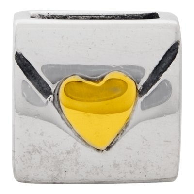 Gold-Plated Sterling Silver Love Note Bead – view 4