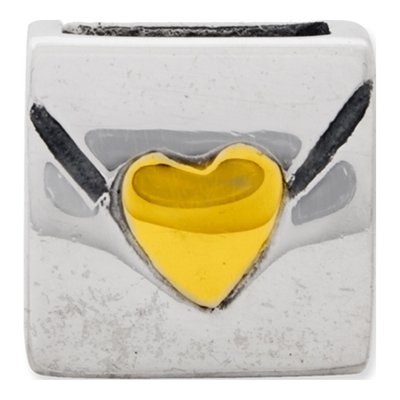 Gold-Plated Sterling Silver Love Note Bead – view 5