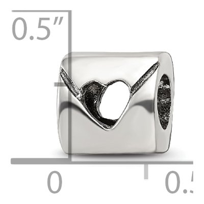 Sterling Silver Love Note Bead – view 7