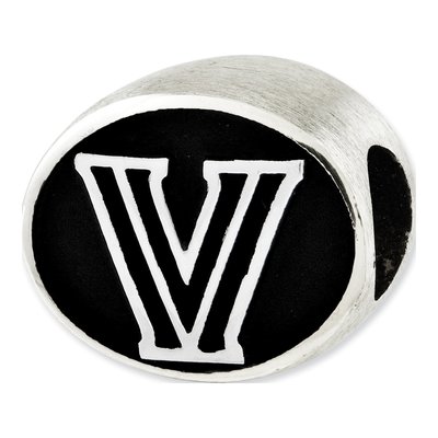 Villanova University Sterling Silver Antiqued Bead – view 4
