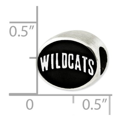 Villanova University Sterling Silver Antiqued Bead – view 5