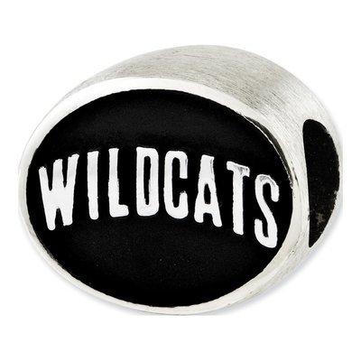 Villanova University Sterling Silver Antiqued Bead