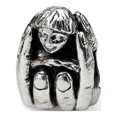 Sterling Silver Baby Hands Bead – view 5