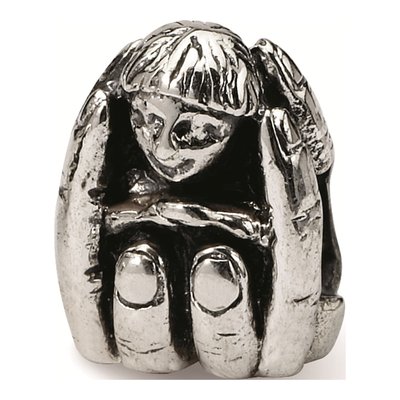 Sterling Silver Baby Hands Bead – view 6