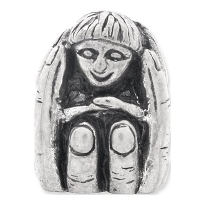 Sterling Silver Baby Hands Bead – view 7