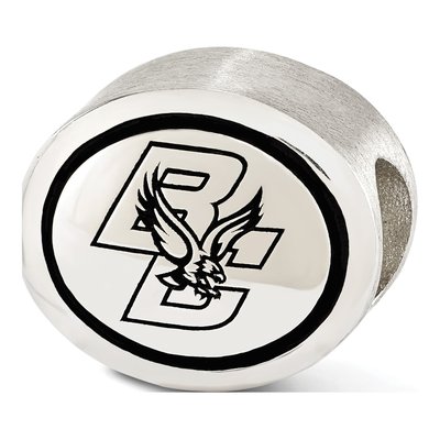 Boston College Sterling Silver Antiqued Bead – view 4