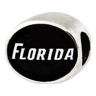 University of Florida Sterling Silver Antiqued Bead – view 4