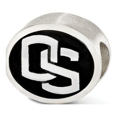 Oregon State University Sterling Silver Antiqued Bead – view 4