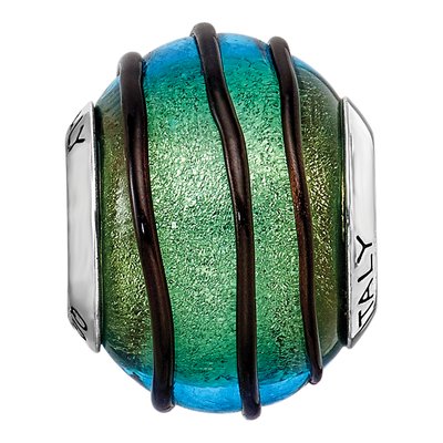 Sterling Silver Murano Glass Bead – view 6