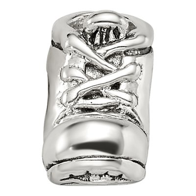 Sterling Silver Baby Shoe Bead – view 5