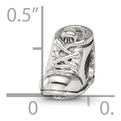 Sterling Silver Baby Shoe Bead – view 8