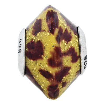 Sterling Silver Murano Glass Bead – view 4
