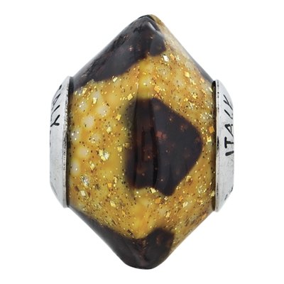 Sterling Silver Brown Glass Bead – view 4