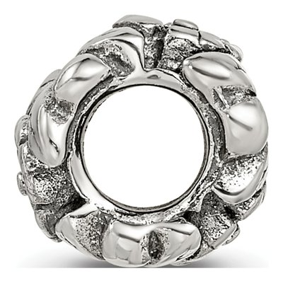 Sterling Silver Floral Bead – view 4