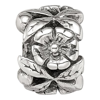 Sterling Silver Floral Bead – view 5