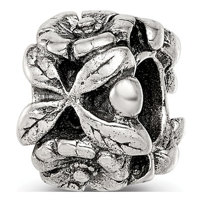 Sterling Silver Floral Bead – view 8