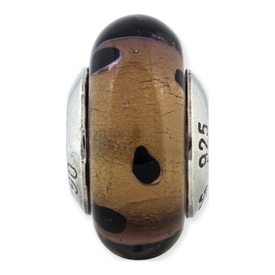 Sterling Silver Murano Glass Bead – view 5