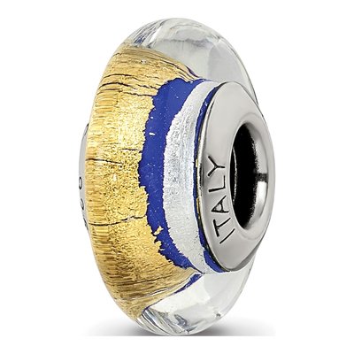 Sterling Silver Murano Bead