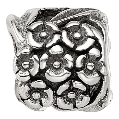 Sterling Silver Floral Bead – view 5