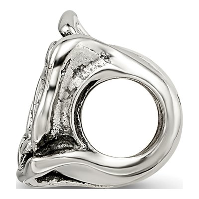 Sterling Silver Floral Bead – view 4