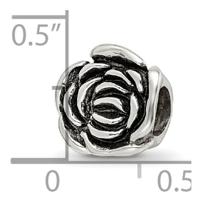 Sterling Silver Floral Bead – view 6