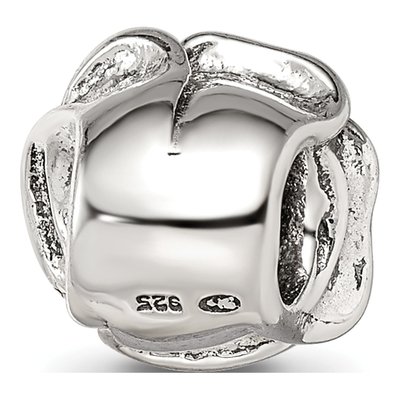 Sterling Silver Floral Bead – view 7