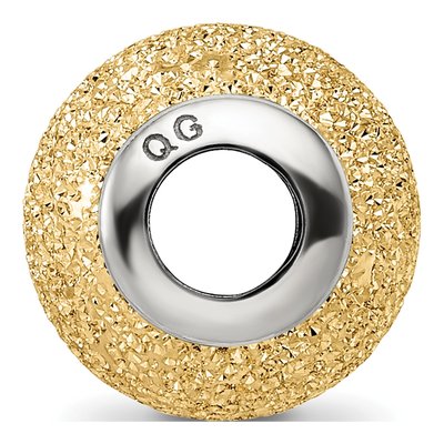 Sterling Silver Laser Cut Bead – view 4